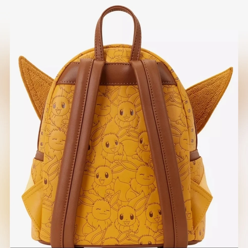 Loungefly Pokemon Eevee Backpack - Yellow and Brown